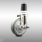 Service Caster 5 Inch 316SS Gray Polyurethane Swivel 1-3/4 Inch Expanding Stem Caster Brake SCC-SS316EX20S514-PPUB-TLB-134 - alternate 3